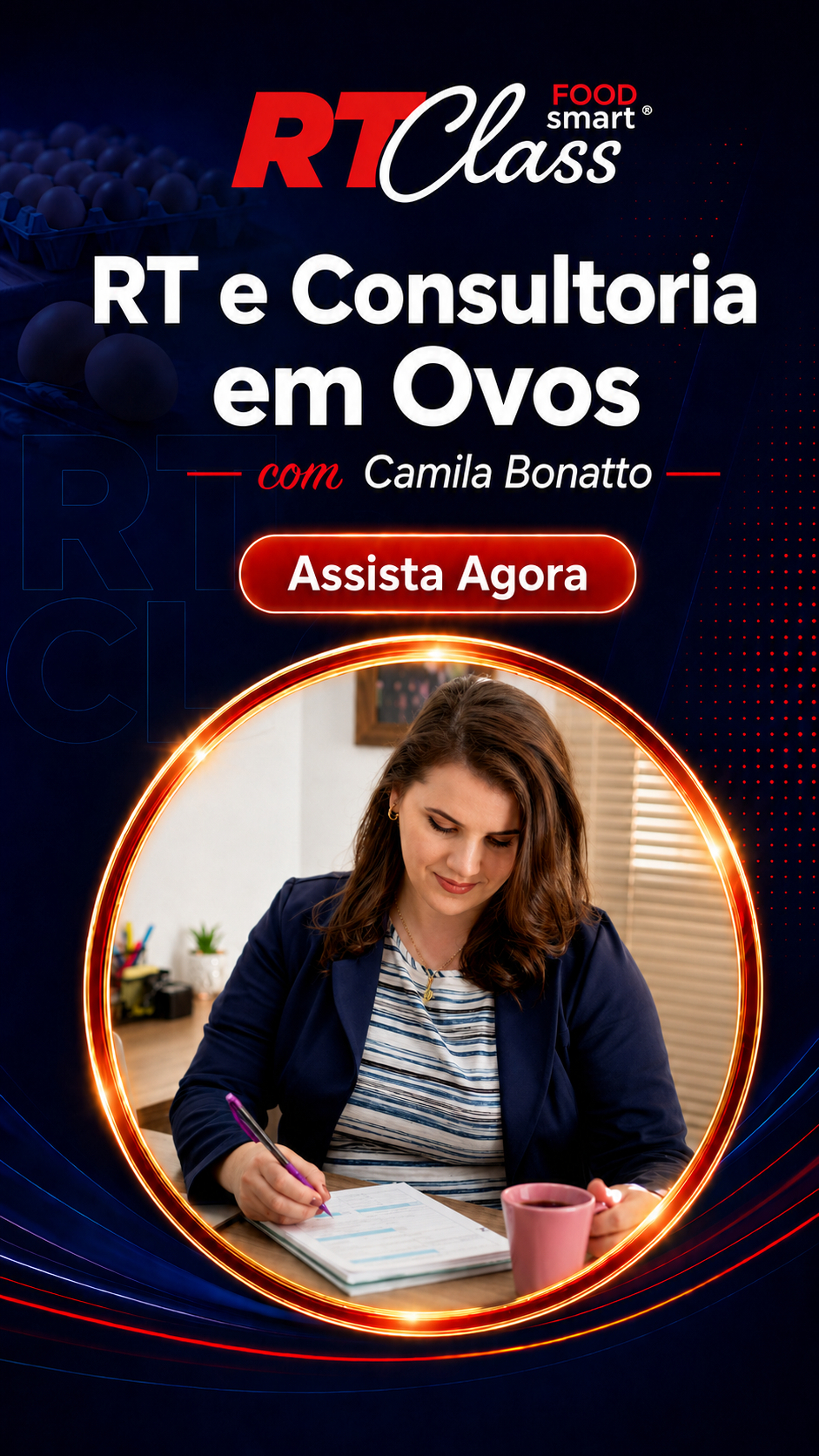 Agenda de RT e Consultoria em Ovos — Com Camila Bonato
